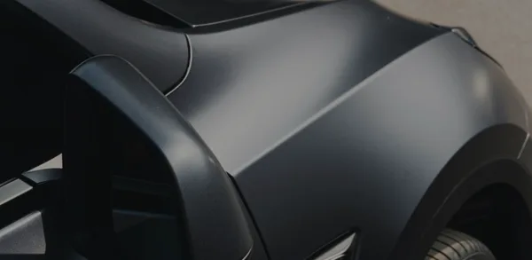 Matte PPF on Front Passenger Quarter Panel – Clear Cut Glass & Tint Front passenger-side quarter panel with matte paint protection film installed by Clear Cut Glass in Glendale AZ