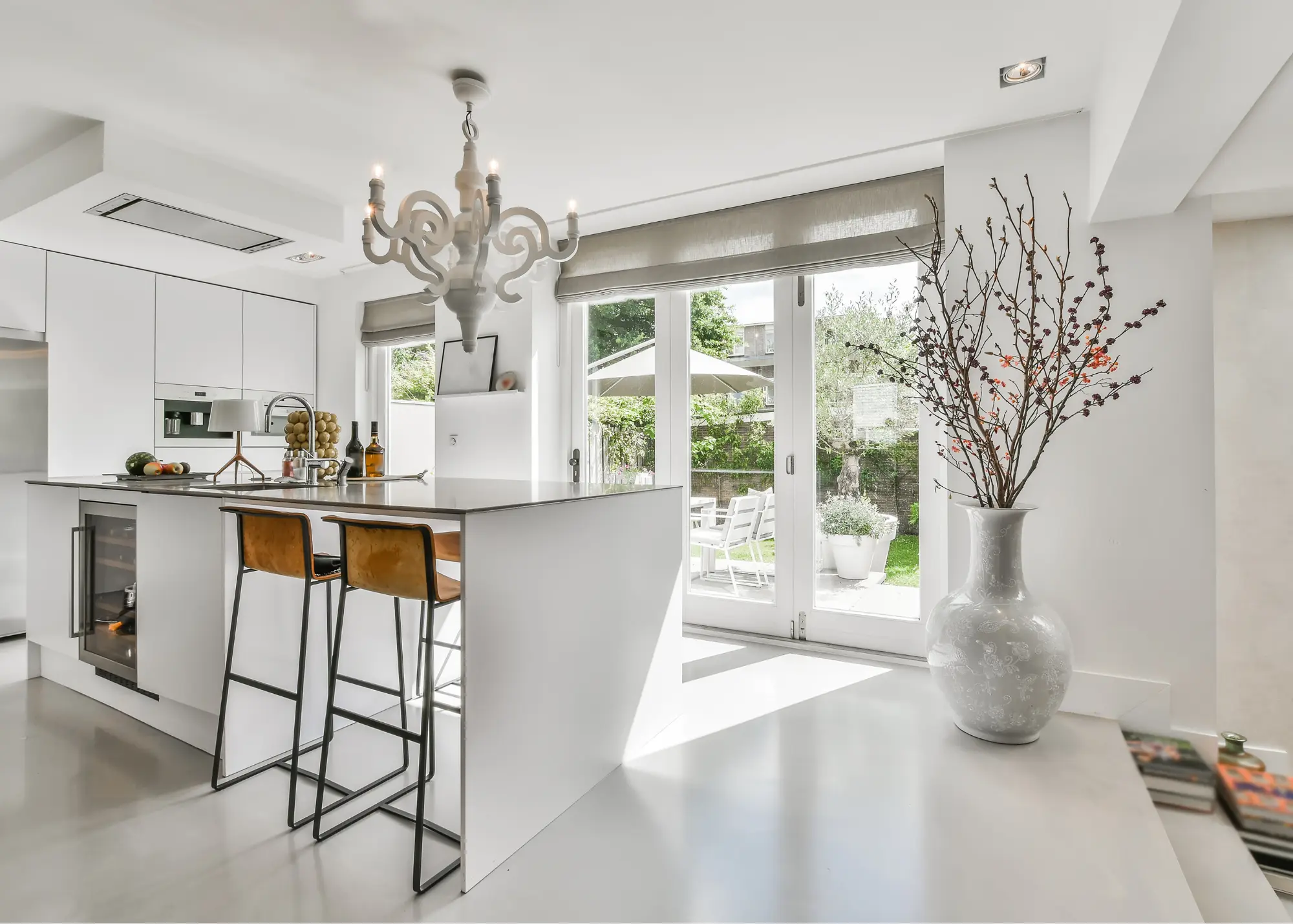 Modern Arizona home with large windows illustrating residential window tint for heat, glare and UV protection